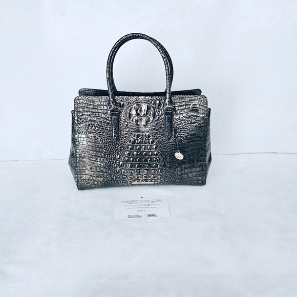 NWT Brahmin ONYX Finley Carryall - Picture 2 of 15